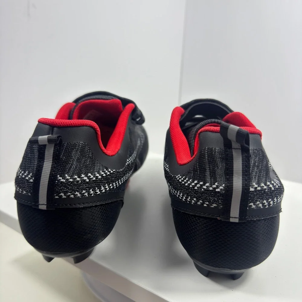 ULTIANT Cycling Shoes Mens 13 Black Red Indoor Delta Cleats EU‎ 47